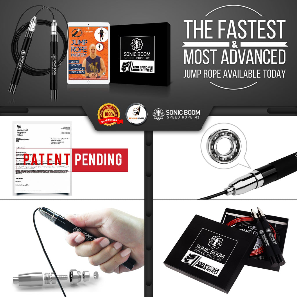 Epitomie Fitness Sonic Boom M2 High-Speed Weighted Jump Rope
