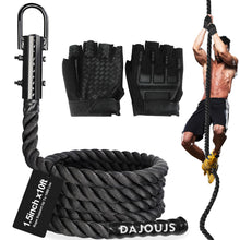 1.5-Inch Heavy-Duty Climbing Rope for Strength Training