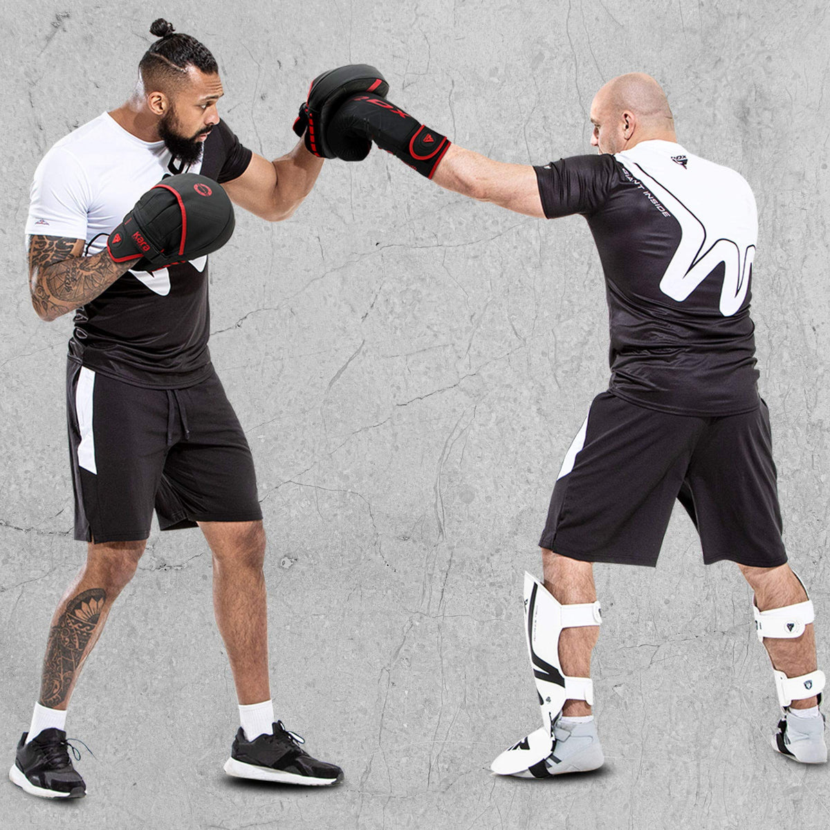 RDX Curved Focus Mitts for Boxing & Muay Thai Training