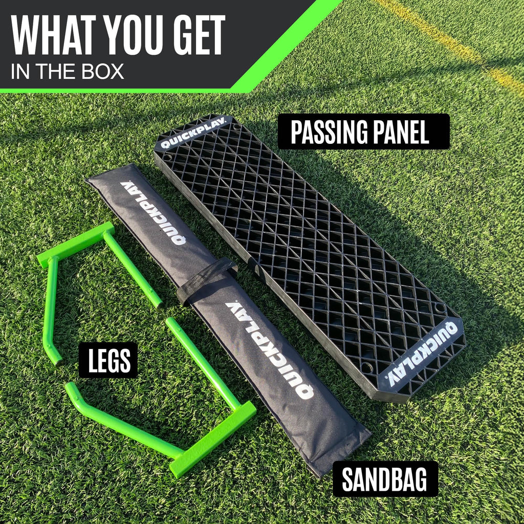 QUICKPLAY 4-in-1 Soccer Rebounder & Passing Trainer